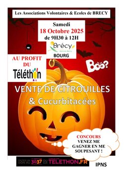 Vente de citrouilles - Téléthon