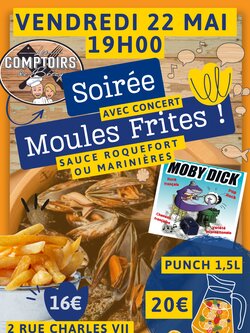 Soirée Moules Frites Concert