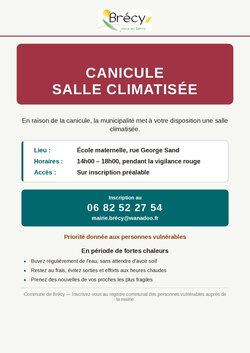 Salle climatisée